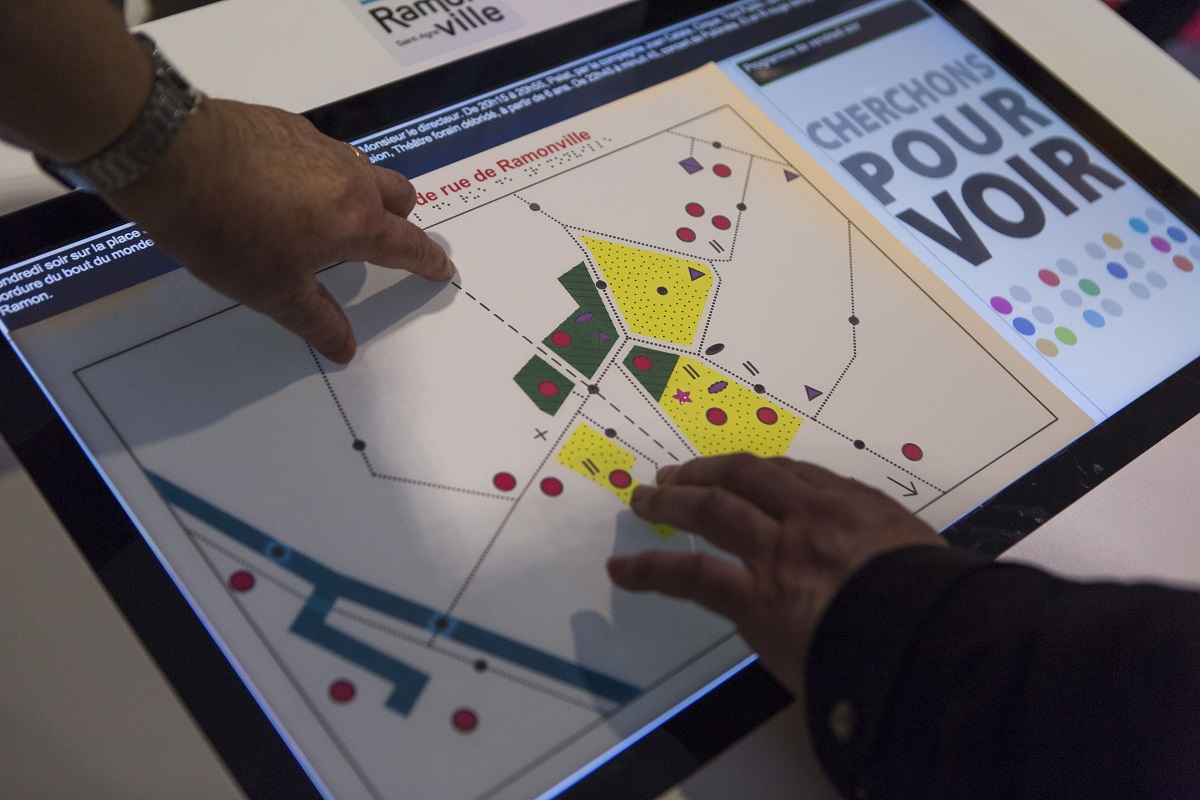 Une Carte Interactive Permet Aux Malvoyants De Sorienter En